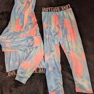 Colorful Tie-Dye Lounge Set